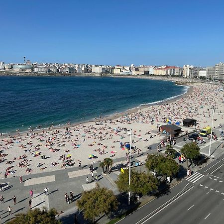 Piso Con Vistas A La Playa De Riazor Appartement A Coruña Buitenkant foto