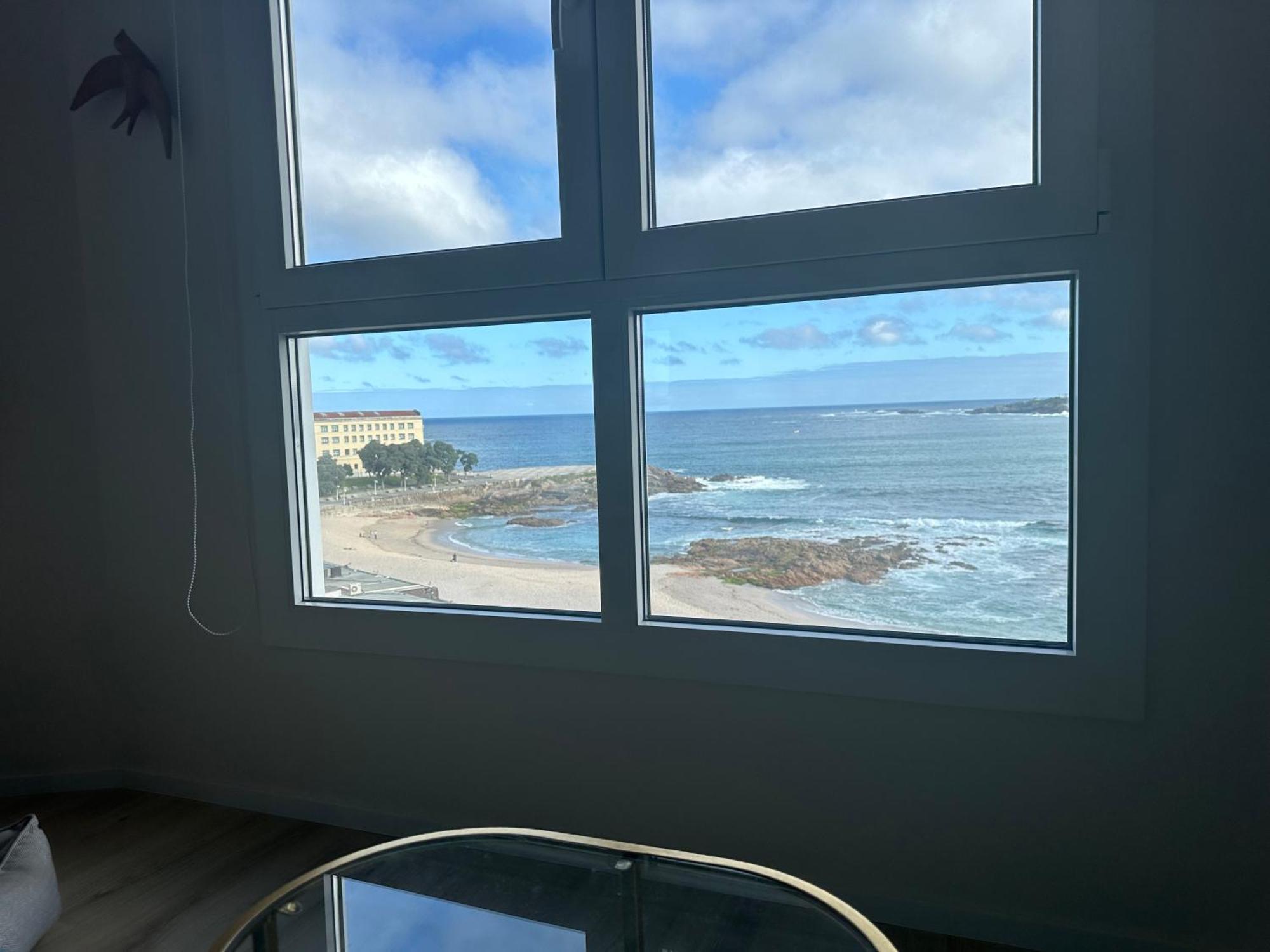 Piso Con Vistas A La Playa De Riazor Appartement A Coruña Buitenkant foto